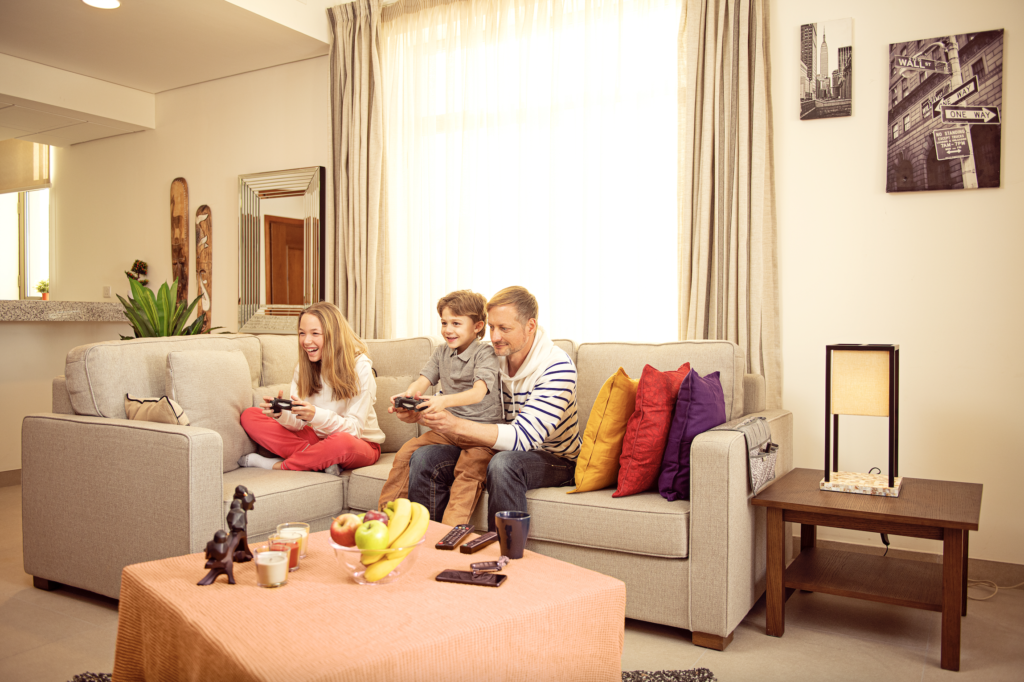 Family moments at Antara Living villas in Riyadh